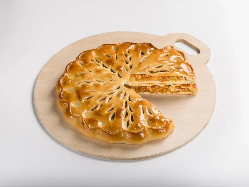 Пирог с яблоками, 1 кг
