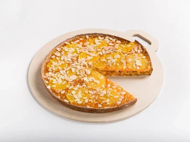 Пирог с апельсином и миндалём, 1 кг